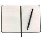 HL 9043 N - SET KHALID NEGRO (NEGRO / CURPIEL LIBRETA / ALUMINIO BOLIGRAFO) - Imagen 4