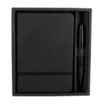 HL 9043 N - SET KHALID NEGRO (NEGRO / CURPIEL LIBRETA / ALUMINIO BOLIGRAFO) - Imagen 5