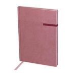 HL 9048 P - LIBRETA BLID ROSA (ROSA / POLIESTER SUAVE AL TACTO (PIEL DE DURAZNO) / CARTONCILLO RIGIDO / PAPEL)