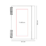HL 9053 R - LIBRETA POE ROJO (ROJO / PAPEL / CARTON) - Imagen 4