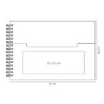HL 9067 V - LIBRETA APPEL VERDE (VERDE / CARTON / PAPEL 80% ALGODON / ESPIRAL METALICO) - Imagen 4