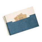 HL 9067 A - LIBRETA APPEL AZUL (AZUL / CARTON / PAPEL 80% ALGODON / ESPIRAL METALICO) - Imagen 2