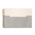 HL 9067 G - LIBRETA APPEL GRIS (GRIS / CARTON / PAPEL 80% ALGODON / ESPIRAL METALICO) - Imagen 2