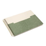 HL 9067 V - LIBRETA APPEL VERDE (VERDE / CARTON / PAPEL 80% ALGODON / ESPIRAL METALICO)