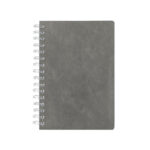 HL 9075 G - LIBRETA SURI COLOR GRIS (GRIS / CURPIEL)