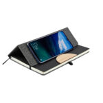 HL 9080 G - LIBRETA PAULO (GRIS / CURPIEL (PU) / BAMBU) - Imagen 2