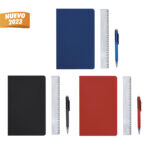 HL 9085 N - SET DE LIBRETA NODI NEGRO (NEGRO / CURPIEL LIBRETA / PLASTICO BOLIGRAFO / PVC BOLSA) - Imagen 5