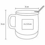HO 026 TAZA CALIZ  (NEGRO / CERÁMICA) - Imagen 5