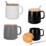 HO 026 TAZA CALIZ  (NEGRO / CERÁMICA) - Imagen 3