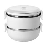 HO 024 PORTAVIANDA VICTUS  (BLANCO / ACERO INOXIDABLE) - Imagen 5