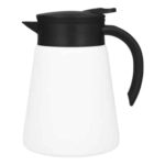 HO 043P JARRA KANKAN  (BLANCO / ACERO INOXIDABLE)