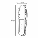 HR 034 MININAVAJA SHARP  (PLATA / METAL) - Imagen 2