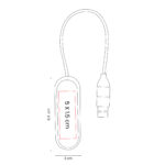 HUB 012 N - CONCENTRADOR DE PUERTOS TALLIN (NEGRO / BAMBU / CURPIEL / PLASTICO) - Imagen 6
