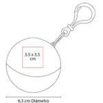 IMP 001 B - IMPERMEABLE GRISEL BLANCO (BLANCO / PLASTICO) - Imagen 4