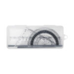 INF 012 - ESTUCHE DE GEOMETRÍA (BLANCO FROSTY / PLASTICO) - Imagen 2