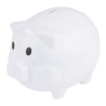 INF 040 BS - ALCANCÍA PUERQUITO BLANCO SÓLIDO (BLANCO / PLASTICO)