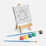 INF 055 B - SET DE PINTURA KOOPA BLANCO (BLANCO / CANVAS / MADERA)