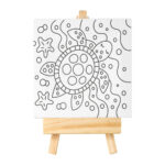 INF 055 B - SET DE PINTURA KOOPA BLANCO (BLANCO / CANVAS / MADERA) - Imagen 2