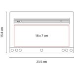 INF 210 B - BOLSA PORTA LÁPICES SARGAS (BLANCO FROSTY / VINIL) - Imagen 4