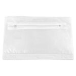 INF 210 B - BOLSA PORTA LÁPICES SARGAS (BLANCO FROSTY / VINIL)