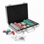 JM 004 - MALETÍN DE POKER BELLAGIO (PLATA / METAL  ESTUCHE / PLASTICO FICHAS Y DADOS) - Imagen 6