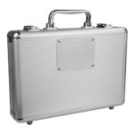 JM 004 - MALETÍN DE POKER BELLAGIO (PLATA / METAL  ESTUCHE / PLASTICO FICHAS Y DADOS) - Imagen 2