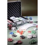 JM 004 - MALETÍN DE POKER BELLAGIO (PLATA / METAL  ESTUCHE / PLASTICO FICHAS Y DADOS) - Imagen 4