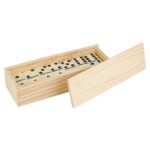 JM 045 BE - DOMINÓ KATAVI (BEIGE / MADERA DE PINO ESTUCHE / PLASTICO FICHAS)