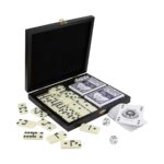 JM 050 N - SET DE JUEGO ARUA (NEGRO / MADERA DE TILO ESTUCHE / PLASTICO FICHAS) - Imagen 6