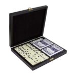 JM 050 N - SET DE JUEGO ARUA (NEGRO / MADERA DE TILO ESTUCHE / PLASTICO FICHAS)