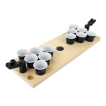 JM 065 - MINI PONG JERICO (BEIGE / MADERA DE TILO BASE / PLASTICO VASOS) - Imagen 6