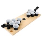 JM 065 - MINI PONG JERICO (BEIGE / MADERA DE TILO BASE / PLASTICO VASOS)