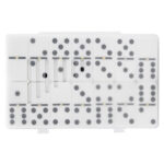 JM 070 B - DOMINÓ KAVALA (BLANCO / PLASTICO)