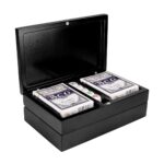 JM 075 N - SET DE JUEGO HOFUF (NEGRO / MADERA DE TILO ESTUCHE / PLASTICO FICHAS Y DADOS) - Imagen 6