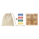JM 115 BE - MINI JUEGO AKBAR BEIGE (BEIGE / CANVAS / BAMBU) - Imagen 2