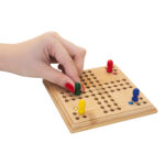 JM 115 BE - MINI JUEGO AKBAR BEIGE (BEIGE / CANVAS / BAMBU) - Imagen 4