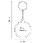 K 100 S - LLAVERO ANTI-STRESS PLATA (PLATA / PU) - Imagen 2