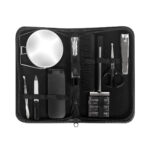 KIT 055 N - KIT DE VIAJE BARRETT NEGRO (NEGRO / CURPIEL ESTUCHE / METAL Y PLASTICO ACCESORIOS) - Imagen 2