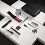 KIT 055 N - KIT DE VIAJE BARRETT NEGRO (NEGRO / CURPIEL ESTUCHE / METAL Y PLASTICO ACCESORIOS) - Imagen 5