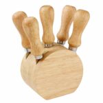 KTC 006 - SET BILBAO (BEIGE / MADERA CAUCHO / METAL) - Imagen 6