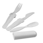KTC 008 B - LONCHERA BENTO BLANCO (BLANCO / PLASTICO) - Imagen 2
