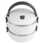 KTC 015 - PORTAVIANDAS SENYA (BLANCO / PLASTICO / ACERO INOXIDABLE) - Imagen 7