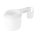 KTC 025 B - TAZA MEDIDORA ZARY (BLANCO / PLASTICO)