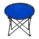 KTC 034 A - SILLA RUNDA AZUL (AZUL / POLIESTER  SILLA / ACERO ESTRUCTURA) - Imagen 2