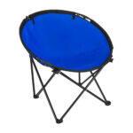 KTC 034 A - SILLA RUNDA AZUL (AZUL / POLIESTER  SILLA / ACERO ESTRUCTURA) - Imagen 3