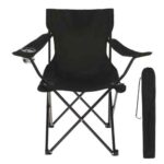 KTC 041 N - SILLA HARRISON (NEGRO / POLIESTER  SILLA / ACERO ESTRUCTURA)