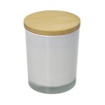 KTC 560 B - VELA SANTELI (BLANCO / VIDRIO / PARAFINA / BAMBU)
