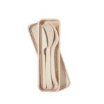 KTC 590 BE - SET DE CUBIERTOS THAI BEIGE (BEIGE / PLASTICO / FIBRA DE TRIGO) - Imagen 2