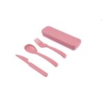 KTC 590 P - SET DE CUBIERTOS THAI ROSA (ROSA / PLASTICO / FIBRA DE TRIGO) - Imagen 2