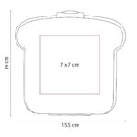 KTC 600 BE - LONCHERA SANDWICH ECO XCALA (BEIGE / PLASTICO / FIBRA DE AGAVE) - Imagen 4